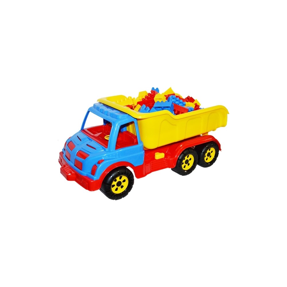 Camion plastic 60 cm + 80 cuburi - ROBENTOYS 16011 79.831933