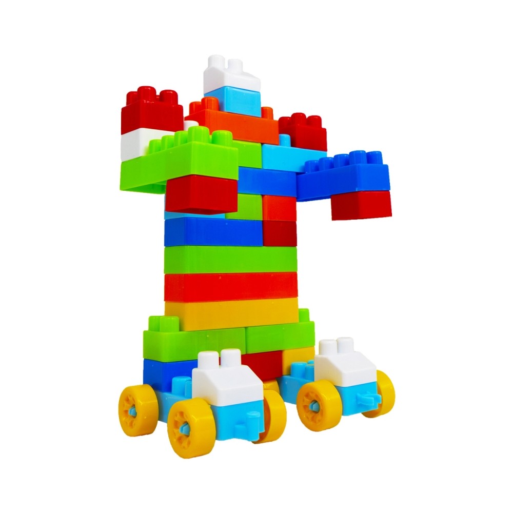 Cuburi constructii in gentuta, 160 piese/285g - robentoys 16122 18.487395