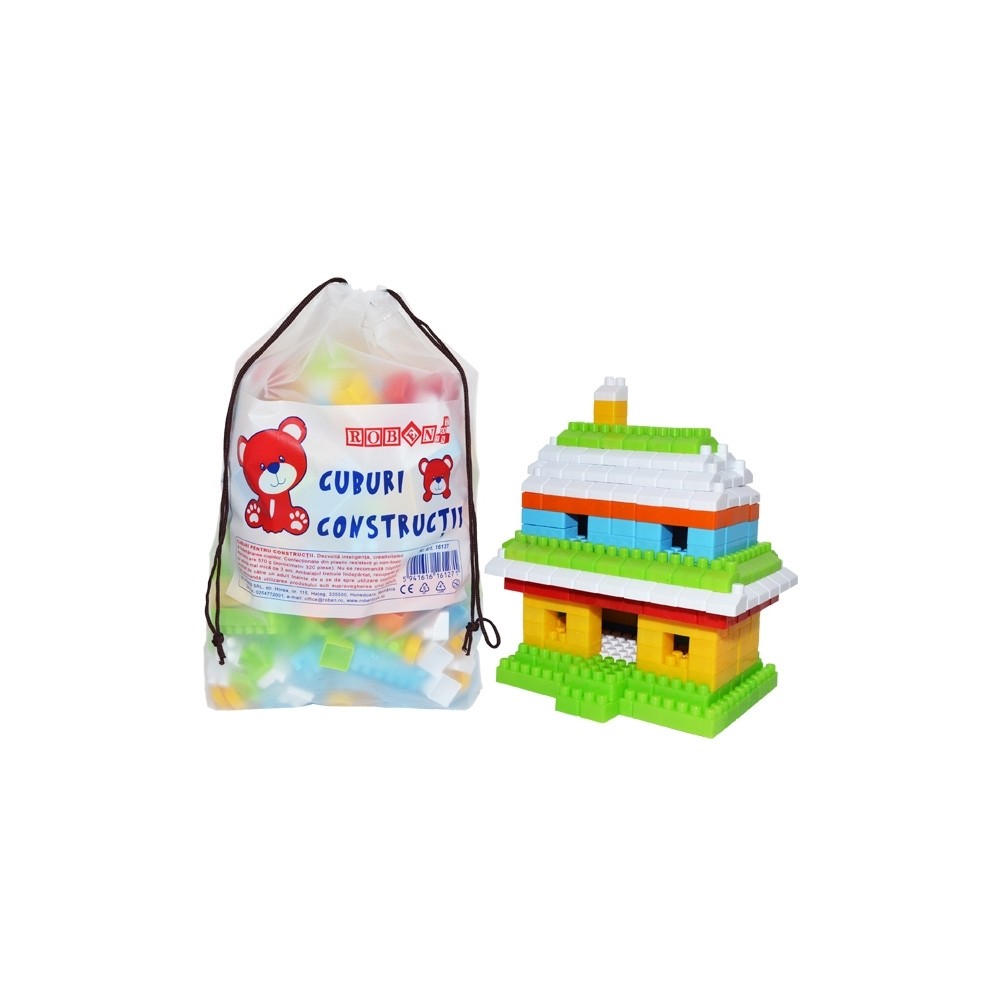 Cuburi constructii ambalaj mare, 320 piese/570g - ROBENTOYS 16127 29.411765