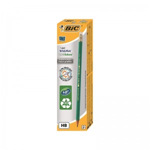 Creion HB + radiera Eco Evolution 655 12|cutie - BIC 8803323 13.02521