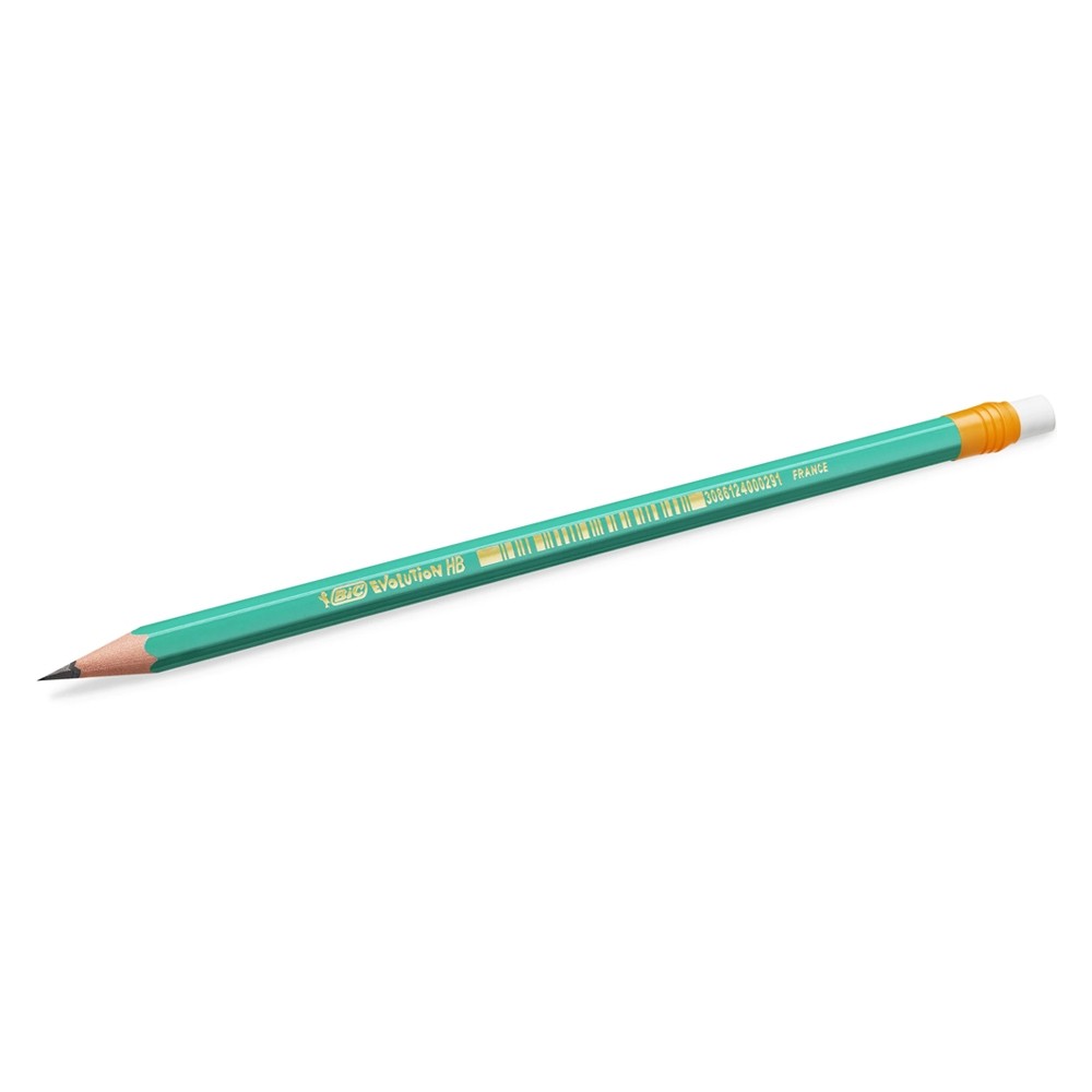 Creion HB + radiera Eco Evolution 655 12|cutie - BIC 8803323 13.02521