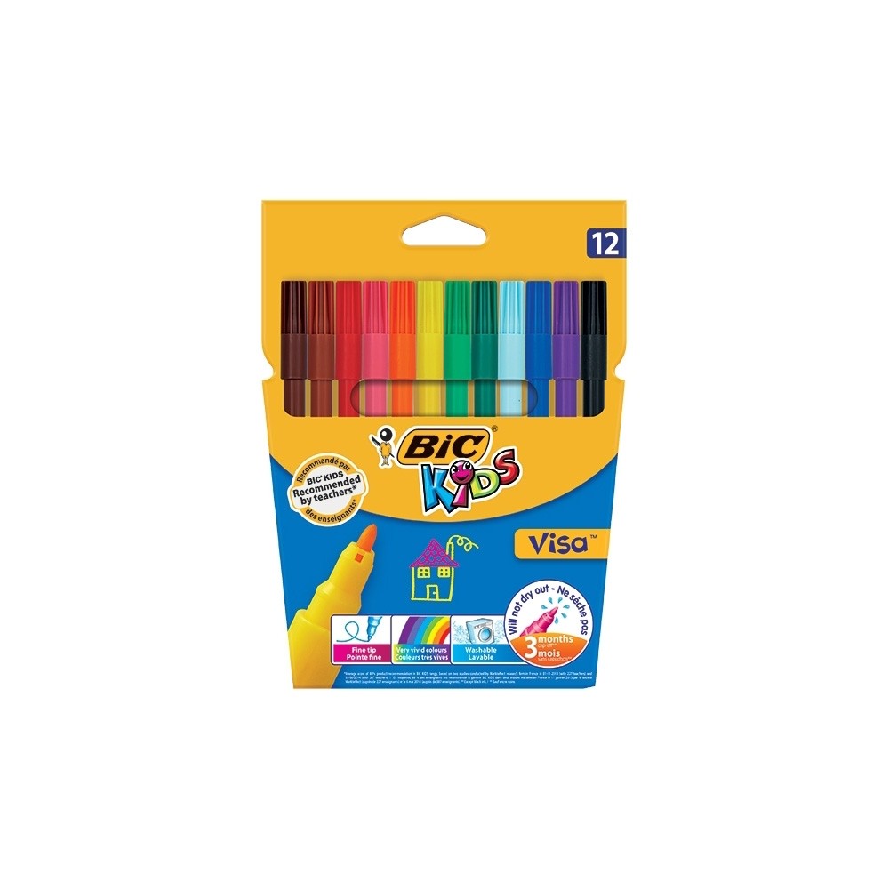 Carioci lavabile Visa 12/set - BIC 888695 13.865546