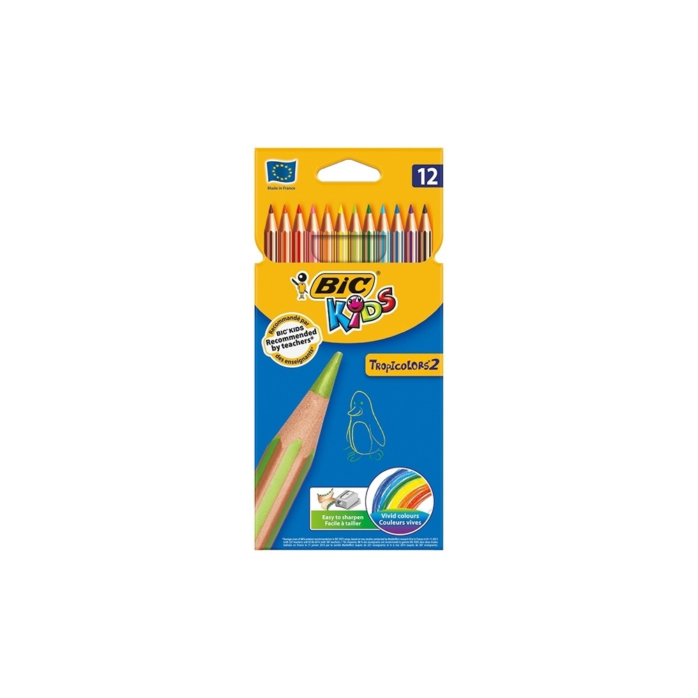 Creioane colorate Tropicolors set 12 - BIC 83256610/8325669 10.084034