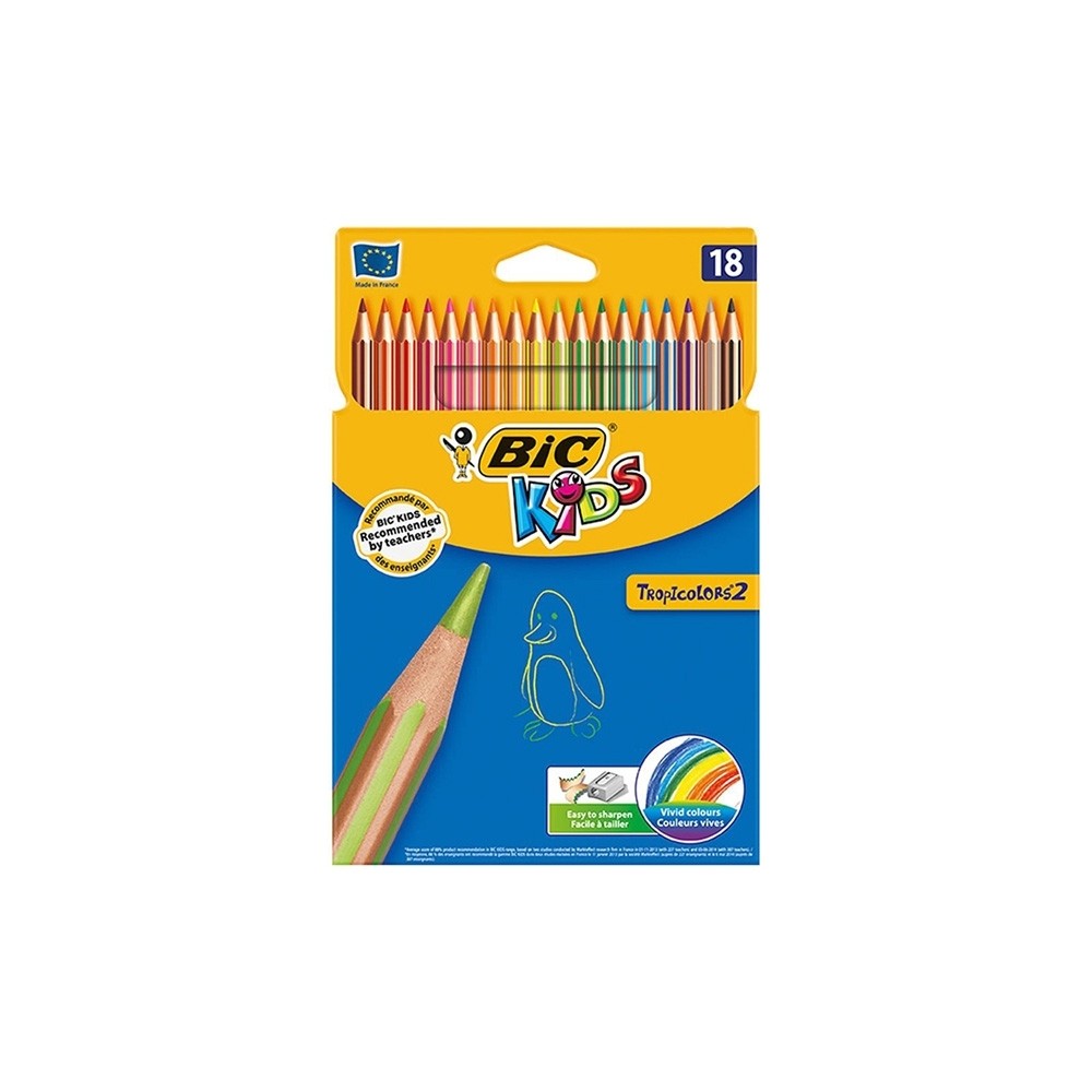 Creioane colorate Tropicolors set 18 - BIC 9375172 14.705882