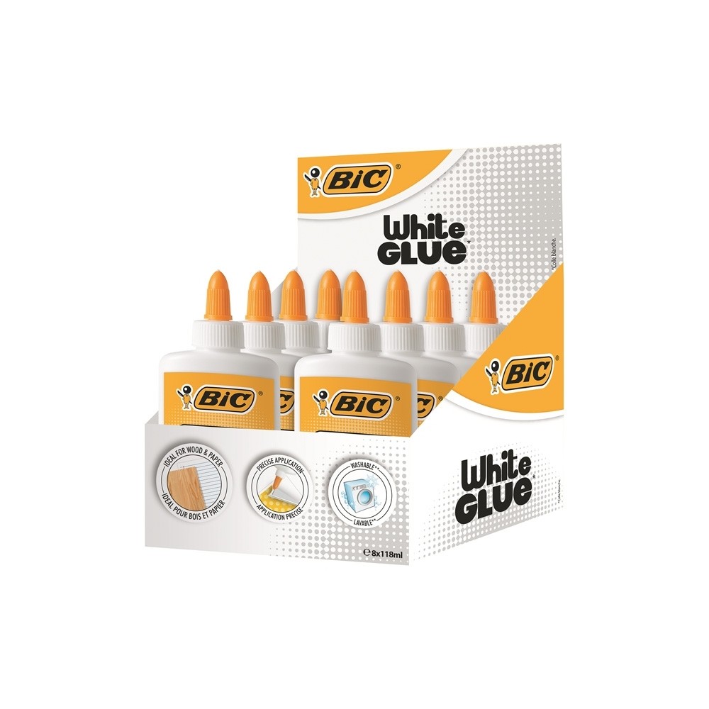 Lipici alb 118 ml 8|cutie - BIC 9192583 51.260504