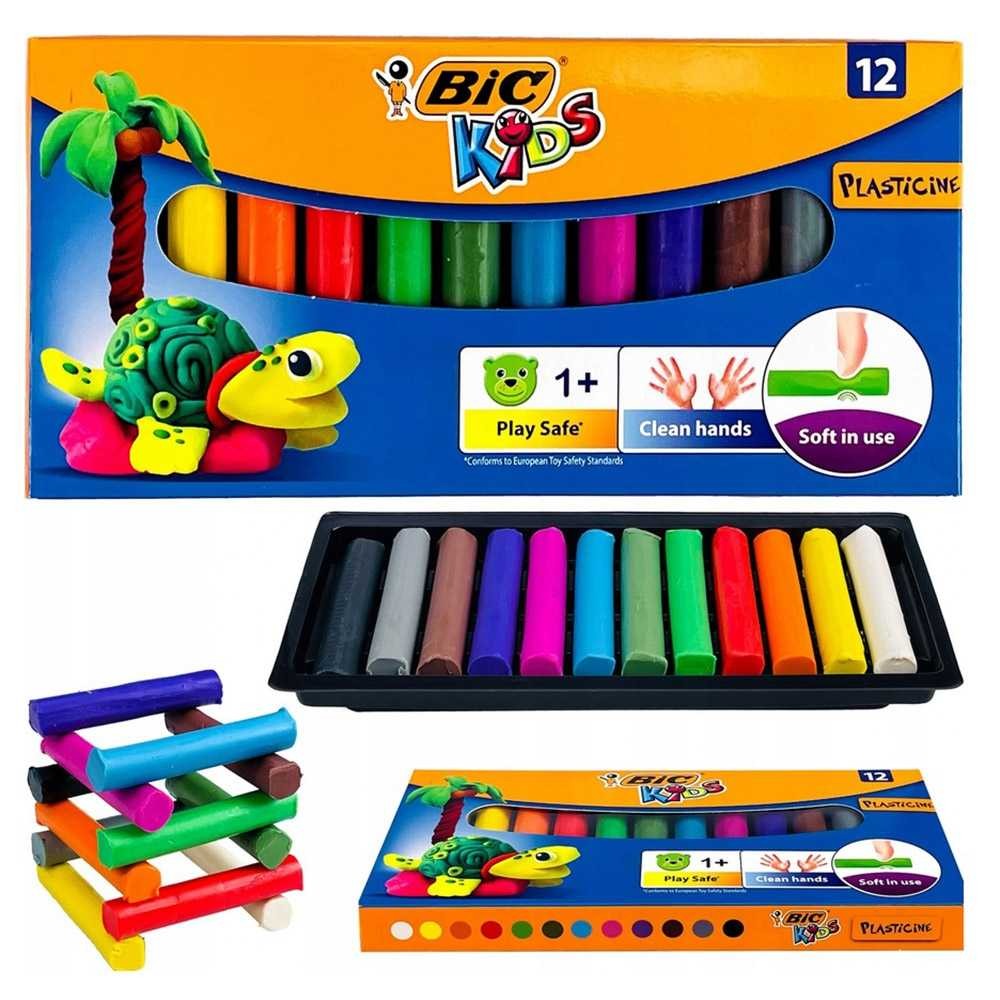 Plastilina 12 culori/cutie, Kids - BIC 947713 8.823529