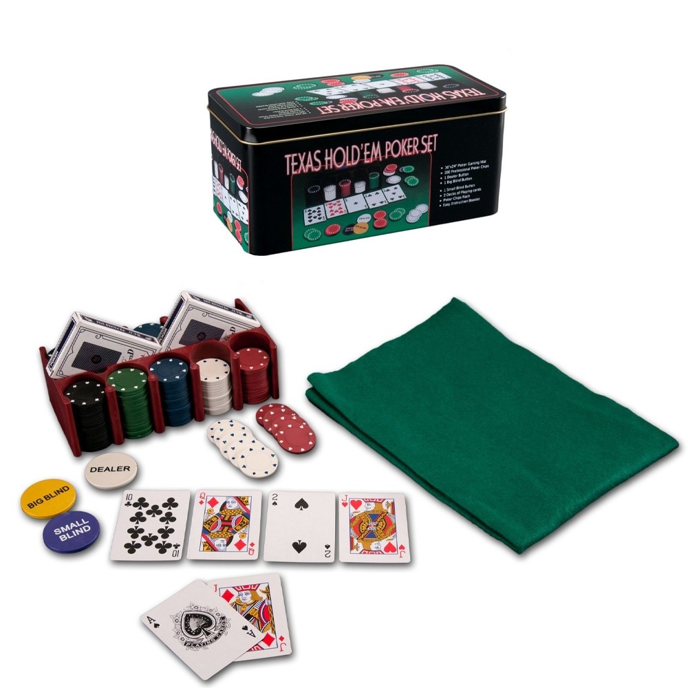 Set Poker plastic + metal + textil PK200-1 79.831933