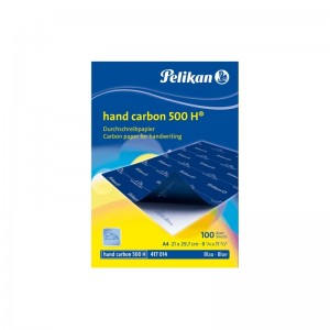 Indigo manual 500H DIN A4 100 coli culoare albastra 417014 41.176471
