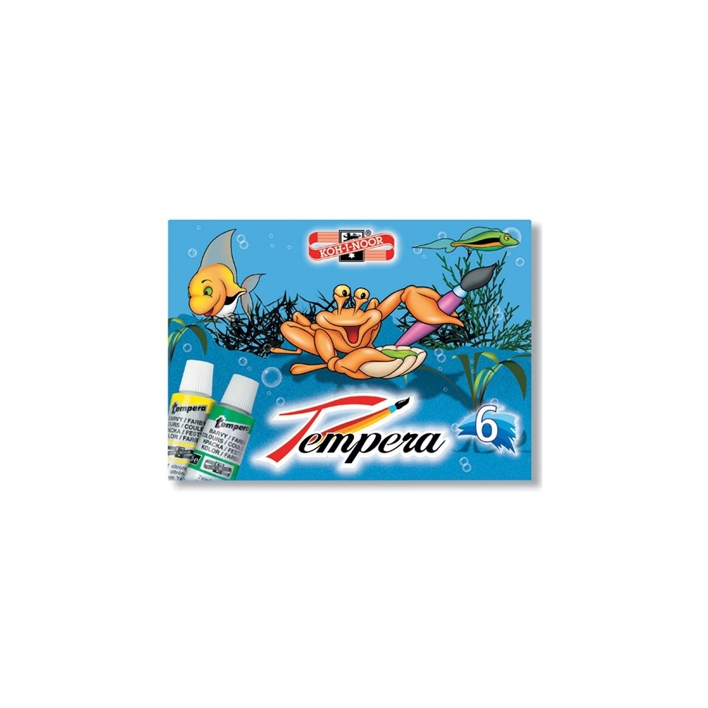 Tempera 16 ml 6 culori|set - Koh-I-Noor K162547 11.344538