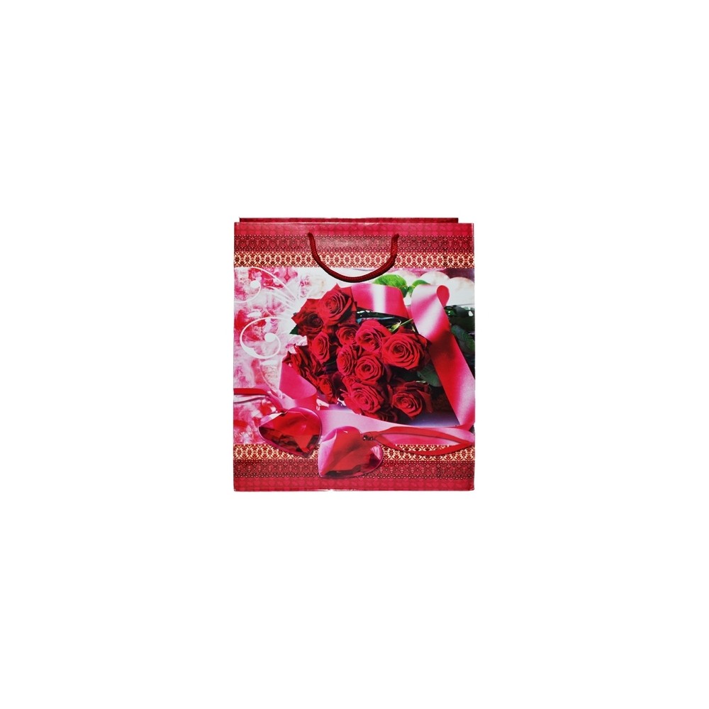 Punga cadou cu flori, 14x20x7 cm FLO-S 1.260504