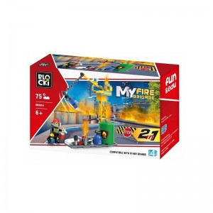 Blocki My Fire Brigade, Utilaj pompieri, 75 piese KB0854 15.12605