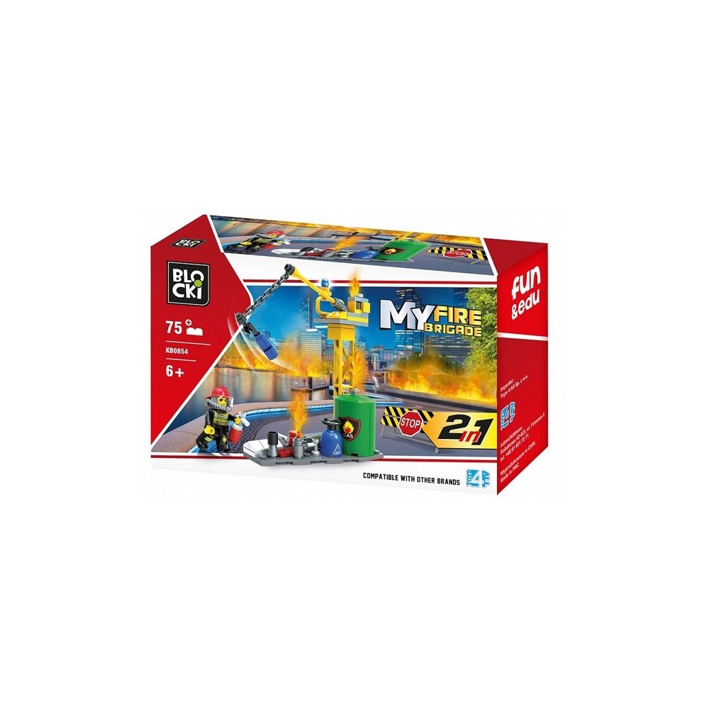 Blocki My Fire Brigade, Utilaj pompieri, 75 piese KB0854 15.12605