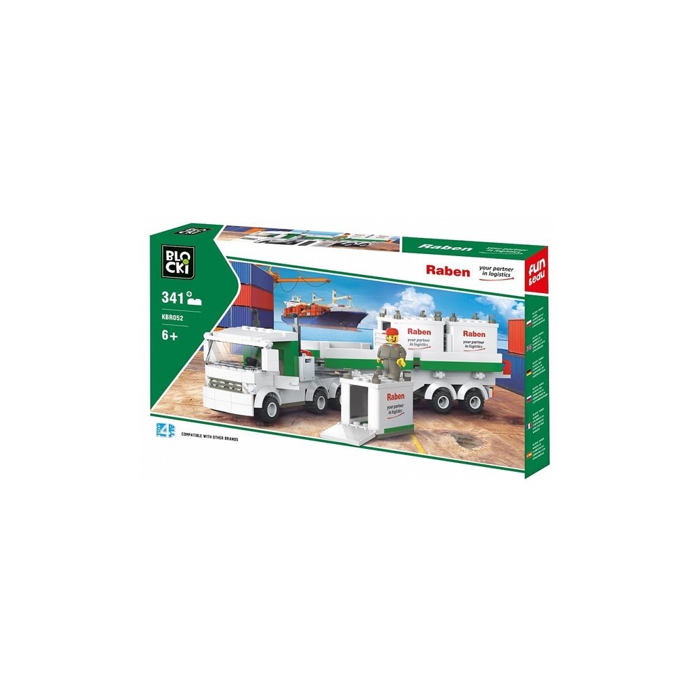 Blocki Raben, Tir+containere, 343 piese KBR052 94.117647