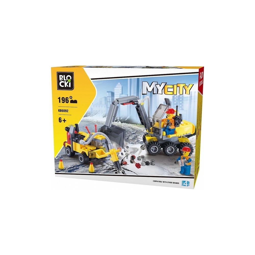 Blocki My City, 2 vehicule constructii, 196 piese KB6092 33.613445