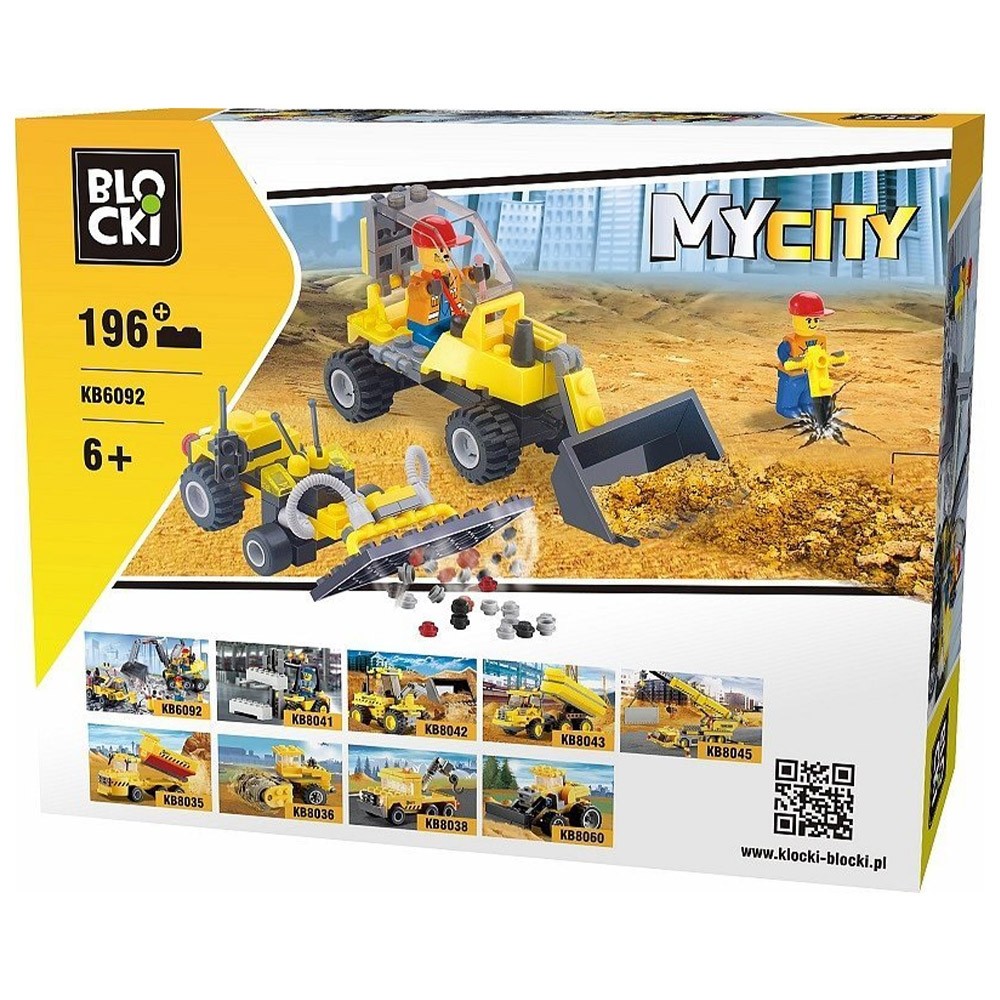 Blocki My City, 2 vehicule constructii, 196 piese KB6092 33.613445