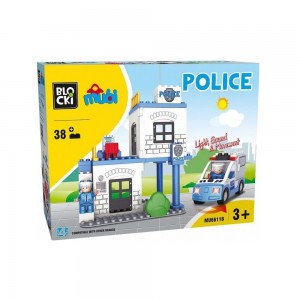 Blocki mubi, Sectia de politie, 38 piese MU6611B 122.689076