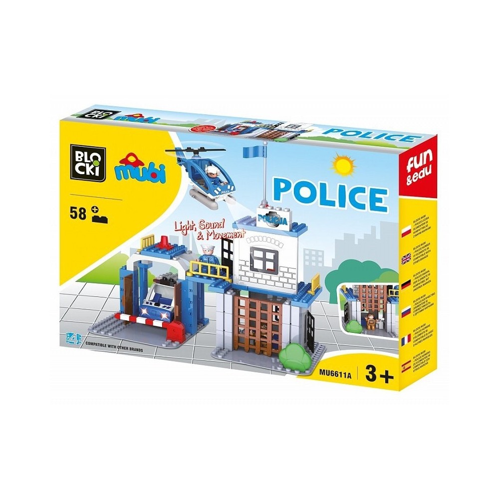 Blocki mubi, Statie politie, 58 piese MU6611A 168.067227