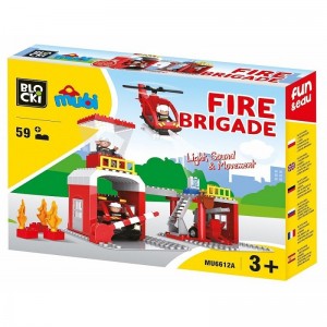 Blocki mubi, Statie pompieri, 59 piese MU6612A 178.151261
