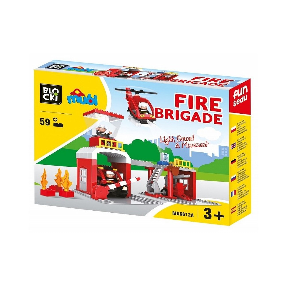Blocki mubi, Statie pompieri, 59 piese MU6612A 178.151261