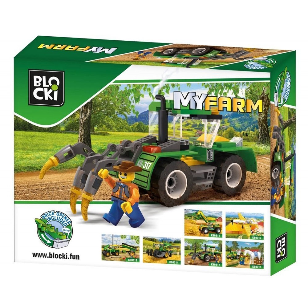 Blocki My Farm, Tractor cu plug KB0317 27.731092