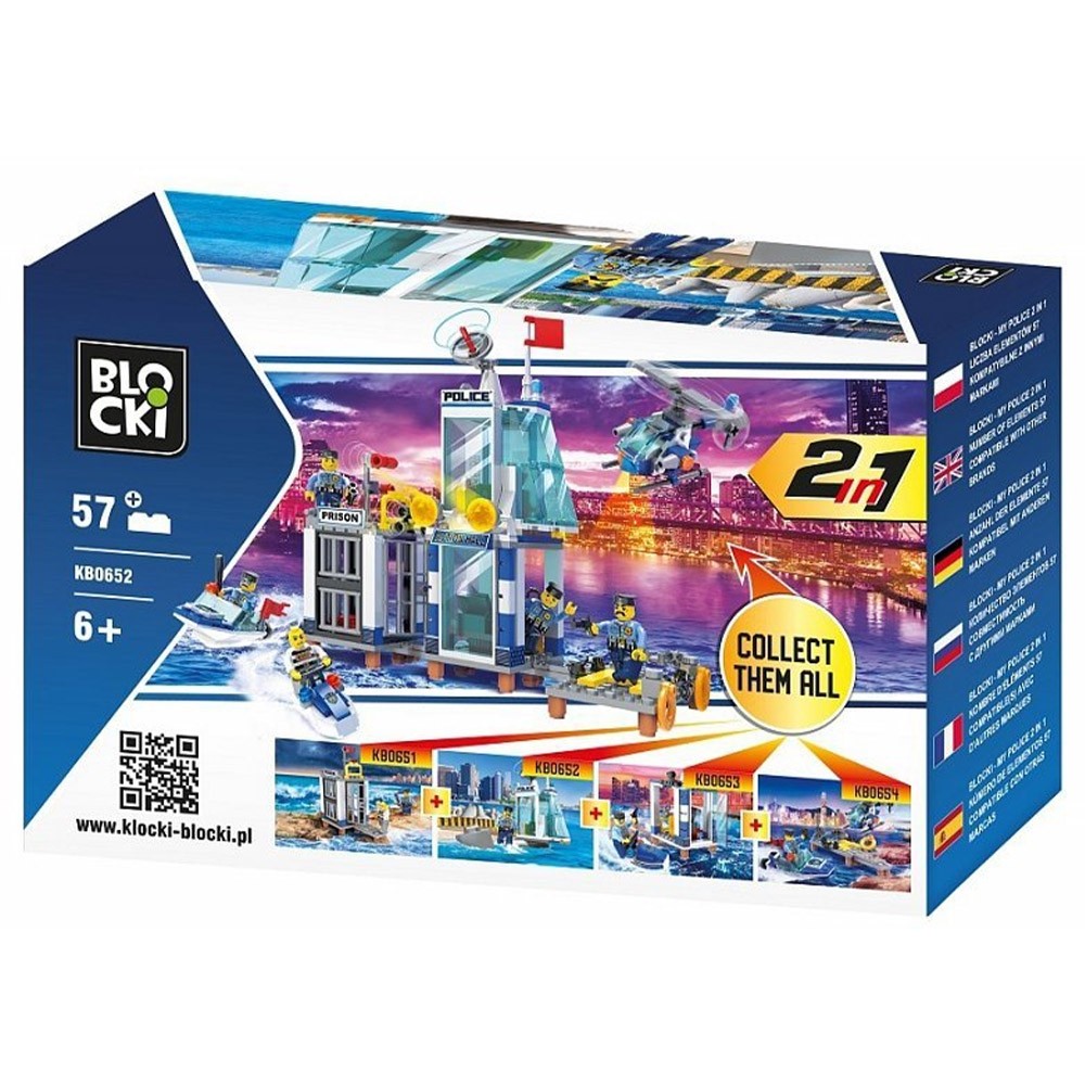 Blocki My Police, Turn control, Politia navala, 57 piese KB0652 15.12605