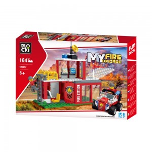 Blocki My Fire Brigade, Statie de pompieri, 164 piese KB0817 69.747899