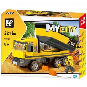 Blocki My City, Camion cu bena, 221 piese KB0225 70.588235