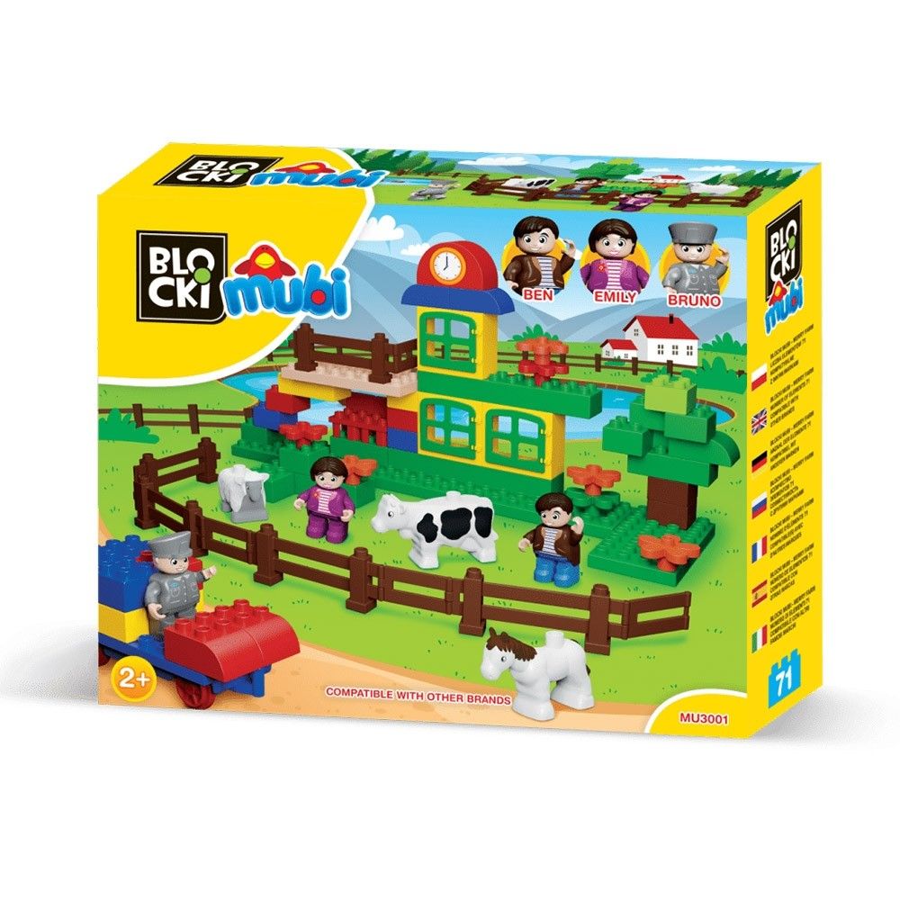 Blocki mubi, Ferma vesela, 71 piese MU3001 138.655462