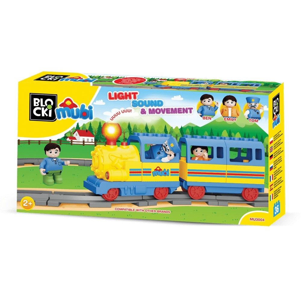 Blocki mubi, Trenul lui Tom, 36 piese MU3004 184.033613