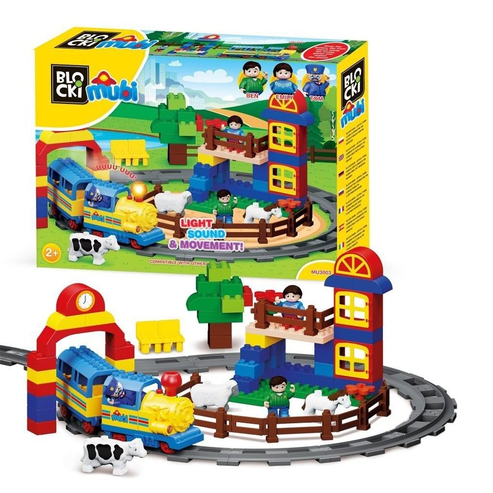 Blocki mubi, Trenul vesel, 109 piese MU3003 222.689076