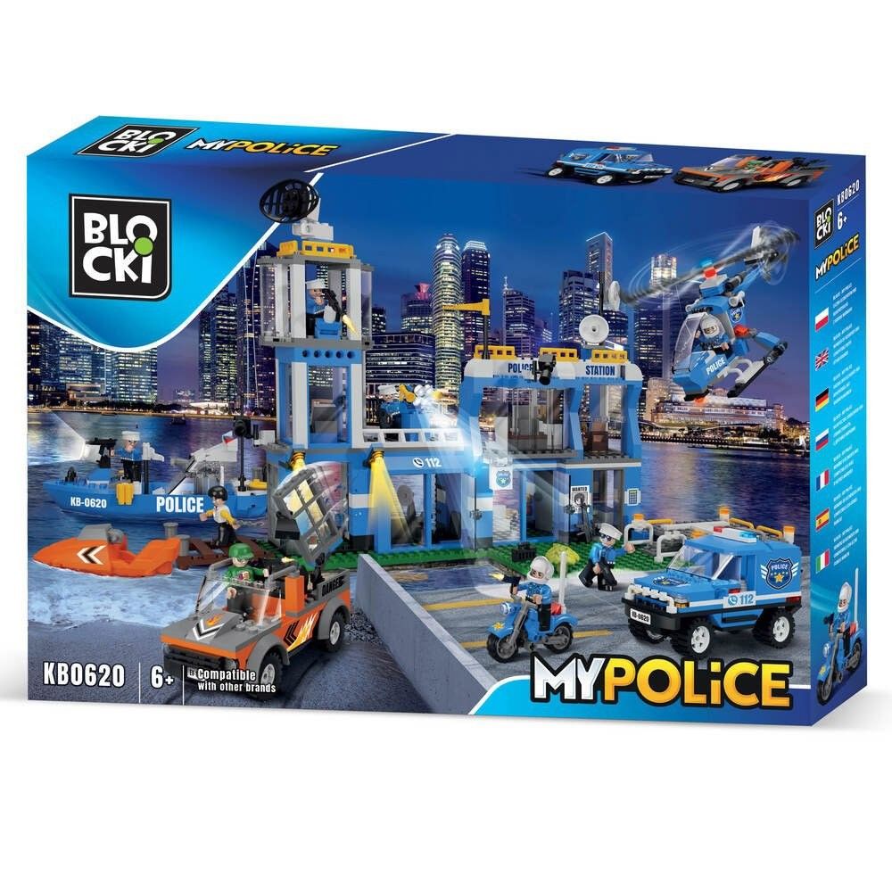 Blocki my police, Sectie de politie, 917 piese KB0620 302.521008