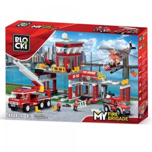 Blocki my fire, Statia de pompieri, 881 piese KB0820 302.521008