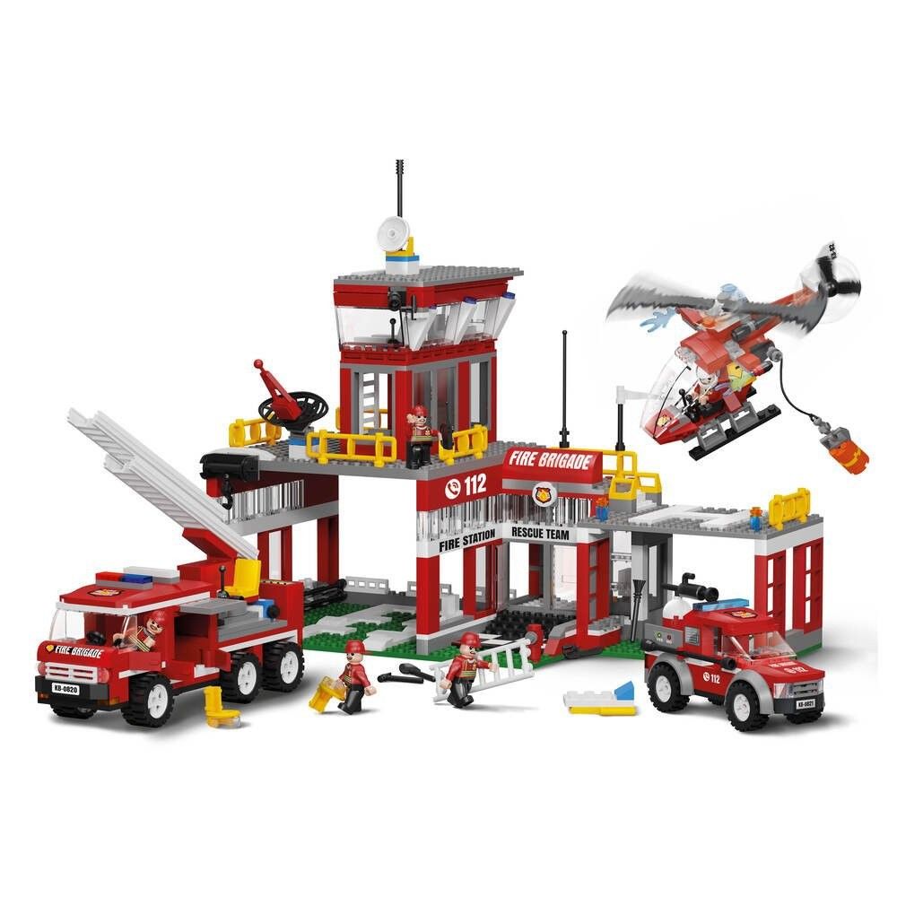 Blocki my fire, Statia de pompieri, 881 piese KB0820 302.521008
