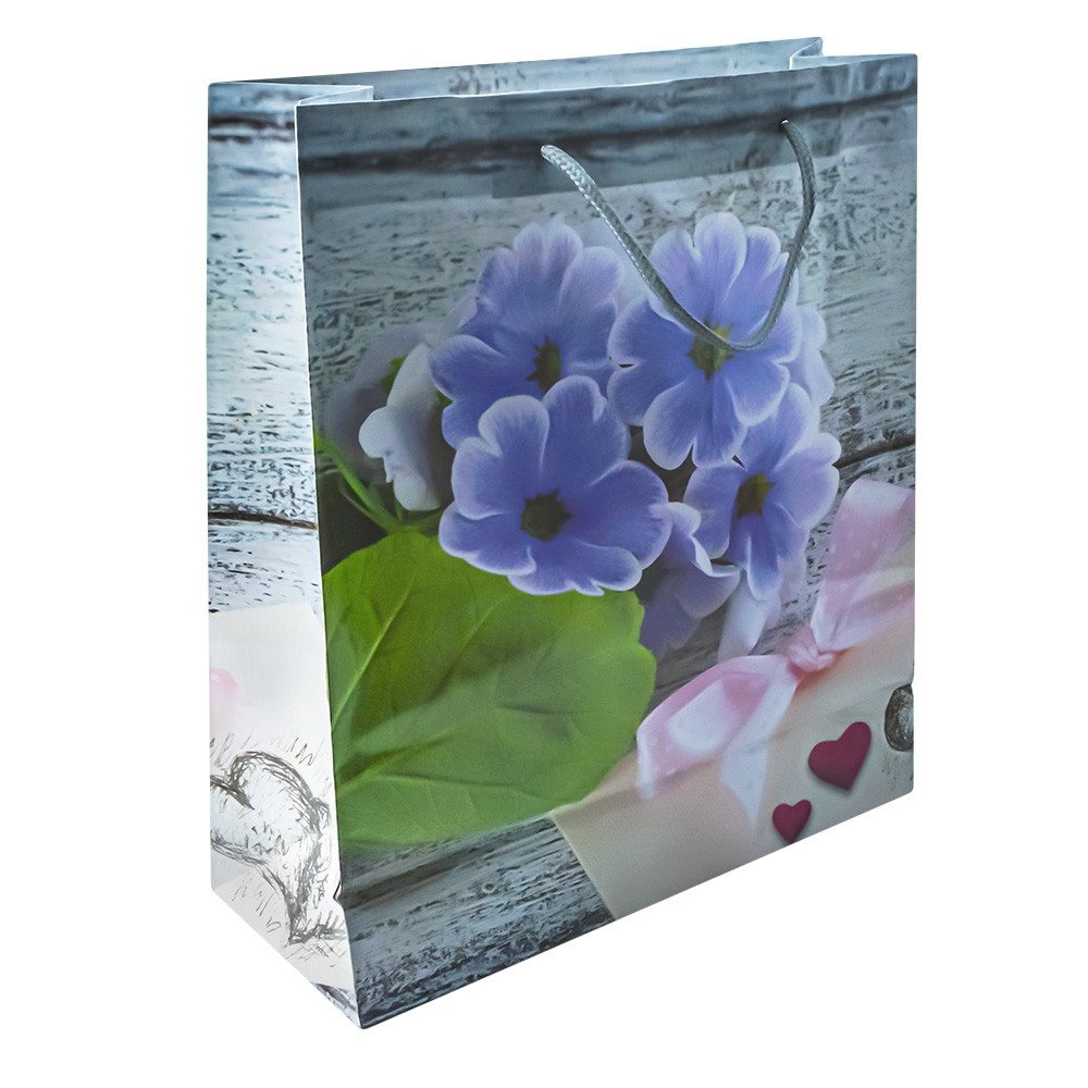 Punga cadou cu flori, 26x32x10 cm FLO-M 2.521008