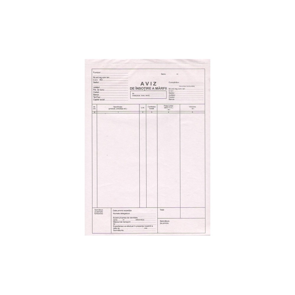 Aviz A4, 150 file, autocopiativ, 3 exemplare 1403ZZ987 29.411765