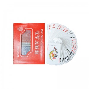 Carti de joc, din plastic, Royal - 2 set/cutie 252 10.084034