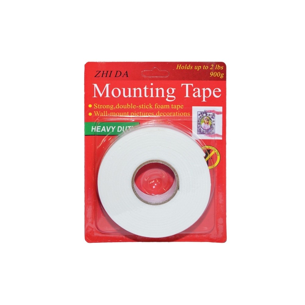 Banda dublu adeziva buretatata 18 mm x 3,5m 1 rola/blister 3.361345