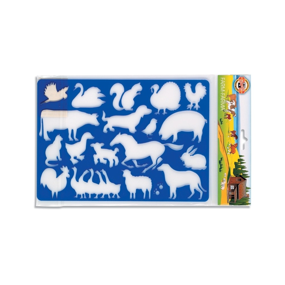 Sablon animale ferma, 26,5x18,5 cm - Koh-I-Noor K982002 6.722689