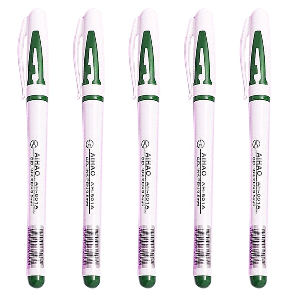 Pix cu gel Aihao, mina verde, capac cu clips 801A 1.260504