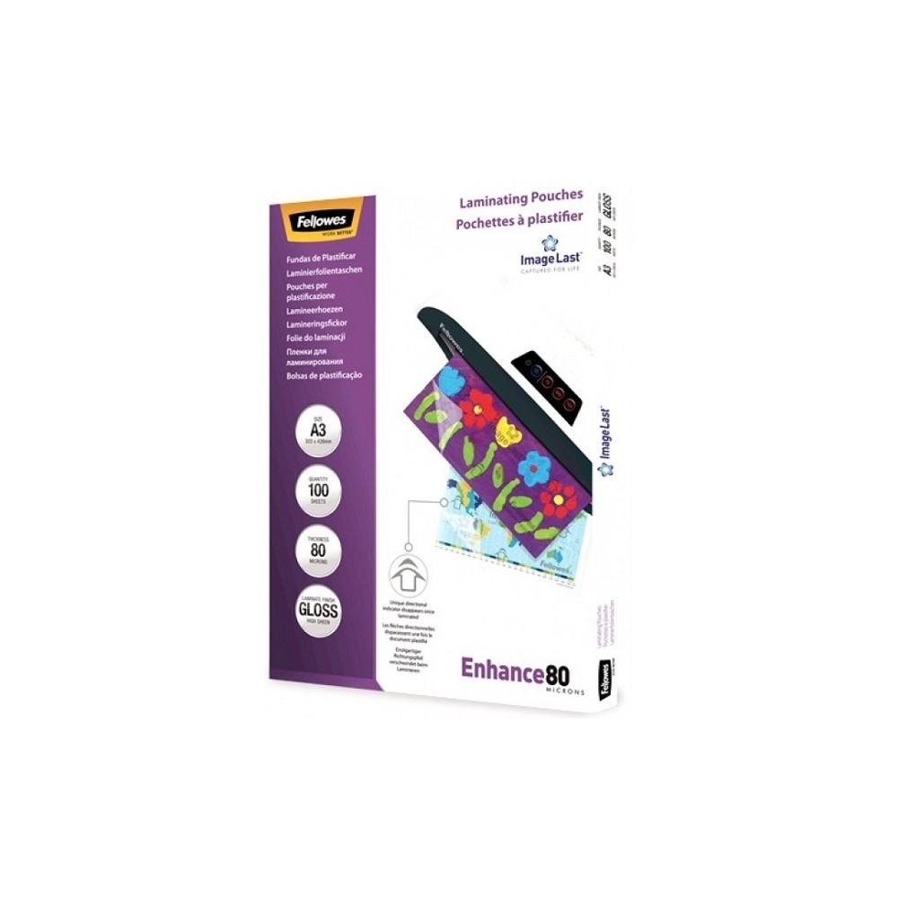 Folie laminare A3 80 microni Fellowes 116.806723