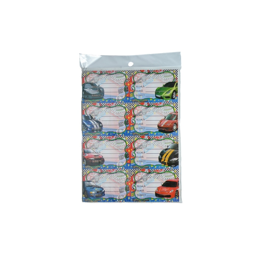 Etichete scolare cu desene 20 coli|set 4.621849