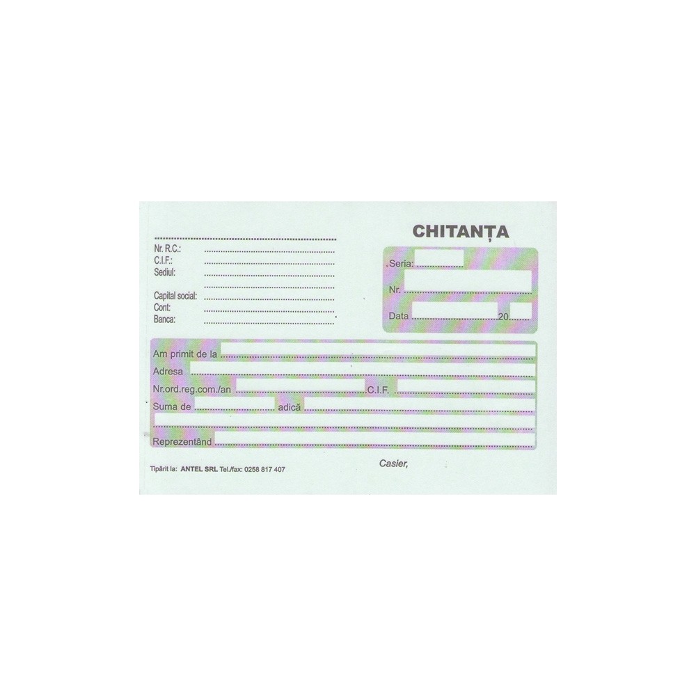 Chitantier A6 autocopiativ, 2 exemplare, 100 file 14060019 6.722689