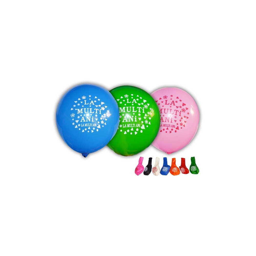 Baloane 1,5 g, La multi ani, 100 buc/set 33.613445