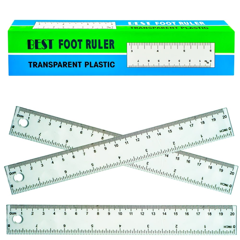 Liniar 20 cm transparent 0