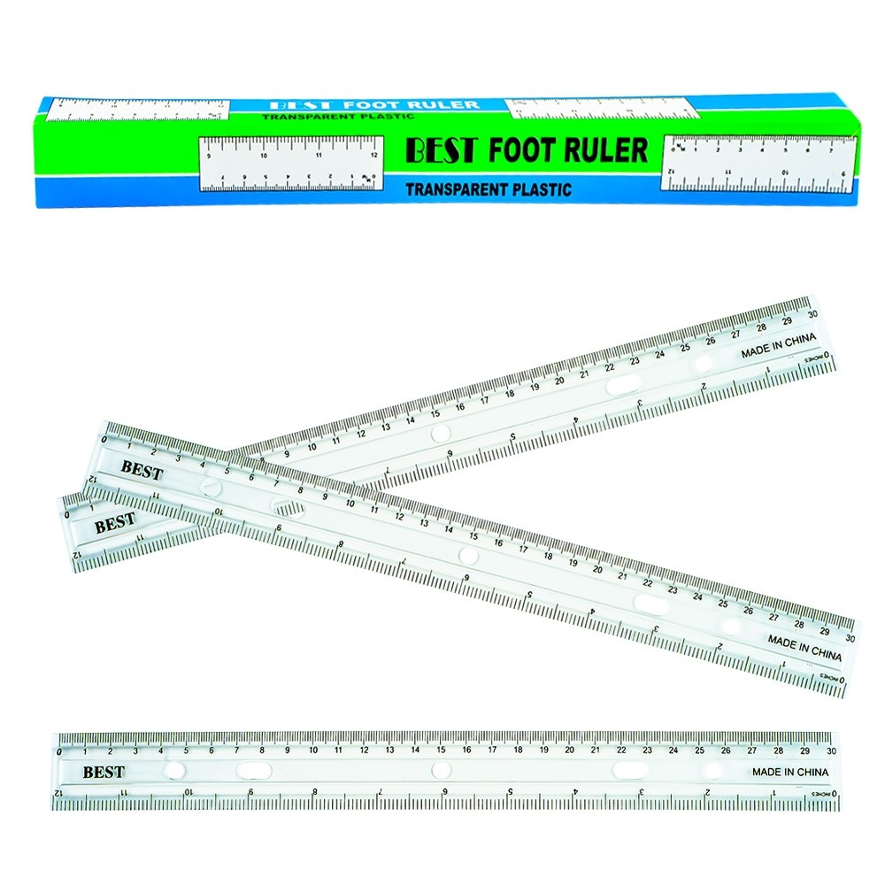 Liniar 30 cm transparent 0.840336