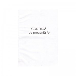 Condica de prezenta A4, 50 file 1403ZZ486 15.12605