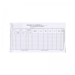 Borderou de achizitie A4, 100 file 1403ZZ482 12.605042