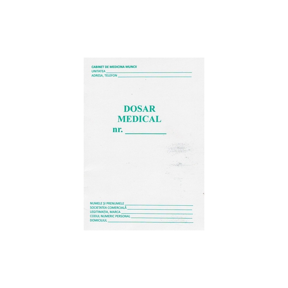 Dosar medical A5 14080017 2.521008