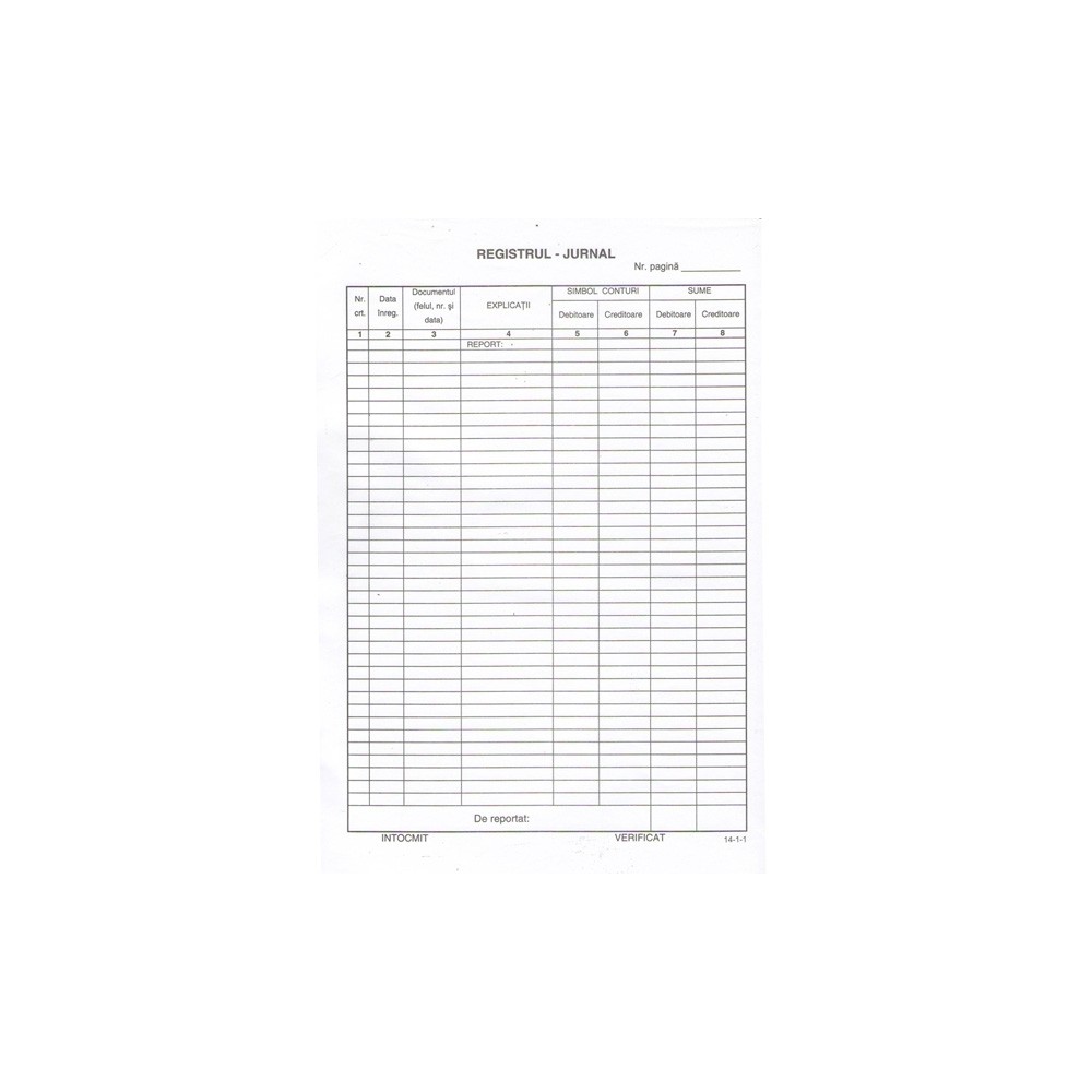 Registru jurnal A4, 100 file 1403ZZ547 15.12605