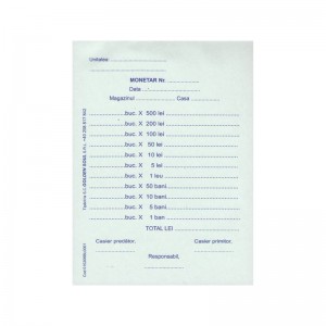 Monetar A6, autocopiativ, 2 exemplare, 100 file 14150024 6.722689